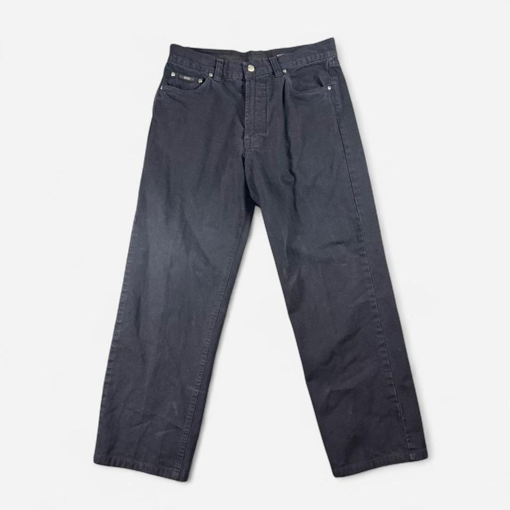 Hugo Boss Alabama Mens Straight Leg Jeans Faded Black Denim 34x32(33x31) 13794